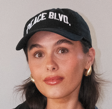 Peace Blvd Embroidered Dad Hat